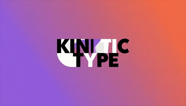20 KINETIC TYPE:动态字体排版