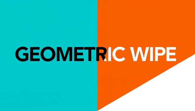 26 GEOMETRIC WIPE:几何擦拭转场